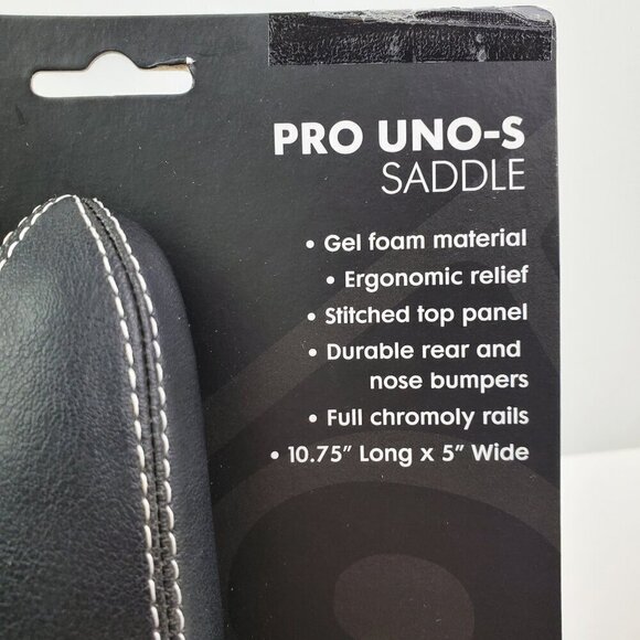 Origin 8 Pro Uno-S Saddle Bicycle Bike Seat Ergonomic Gel Foam Stitched 49792 - Picture 3 of 8